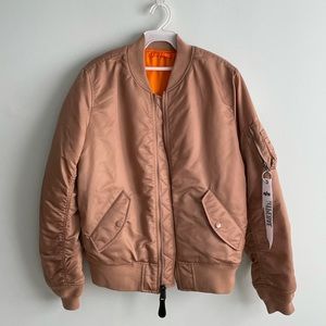 Hypebae Alpha Industries Pink Bomber Jacket